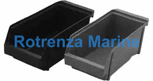 CUTLERY BOX POLYPROPYLENE, 125X300X106MM DARK BROWN