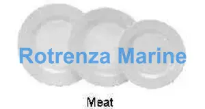 PLATE MEAT MELAMINE 230MM