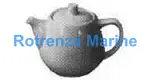 TEA OR COFFEE POT CHINA PLAIN, STANDARD 700CC