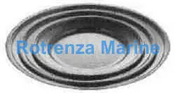 DISH ROUND STAINLESS STEEL, 460MM DIAM