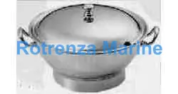 SOUP TUREEN STAINLESS STEEL, PLAIN ROUND 2.4LTR
