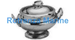 SOUP TUREEN STAINLESS STEEL, OVAL 2.6LTR