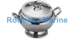 SOUP TUREEN STAINLESS STEEL, ROUND 2.8LTR