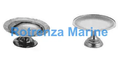 CAKE OR FRUIT STAND FANCY, STAINLESS STEEL 270MM DIAM