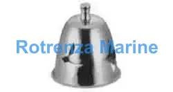 TABLE BELL CHROME PLATED BRASS