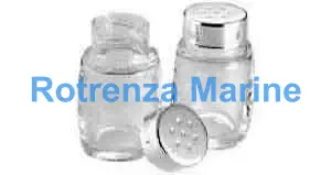 PEPPER SHAKER GLASS, WITH PLASTIC TOP