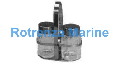 SALT & PEPPER CASTER SET