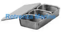 SPICE CONTAINER STAINLESS, 6 INNER BOXES 330X285X60MM
