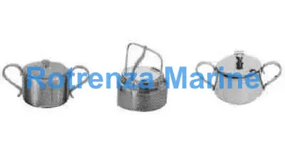 SUGAR POT STAINLESS STEEL, 130CC