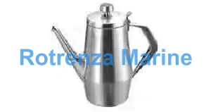 COFFEE POT STAINLESS STEEL, 900CC 90MM DIA 185MM HEIGHT