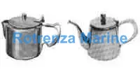 TEA POT STAINLESS STEEL, 460CC 83MM DIA 84MM HEIGHT