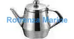 TEA POT STAINLESS STEEL, 460CC 95MM DIA 125MM HEIGHT