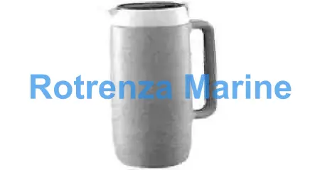 WATER JUG DOUBLE FRAMED WALL, PLASTIC 1.7LTR