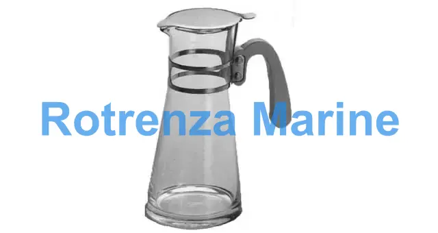 WATER JUG GLASS WITH COVER, 1.2LTR