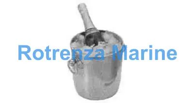 CHAMPAGNE COOLER S. STEEL, 4.5LTR 190MM DIAM