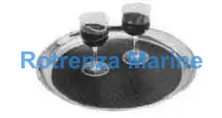 SERVICE TRAY ROUND PLASTIC, NON SLIP 405MM DIAM