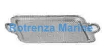 SERVICE TRAY RECTANGULAR, HANDLED STAINLESS 600X435MM