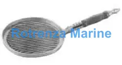 STEAK PAN CAST ALUM OVAL, 260X240MM