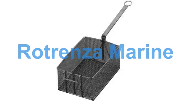 BASKET POTATO STAINLESS STEEL, W/HANDLE L270XW120XD120MM