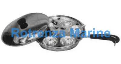 EGG POACHER STAINLESS STEEL, 6CUPSX250MM