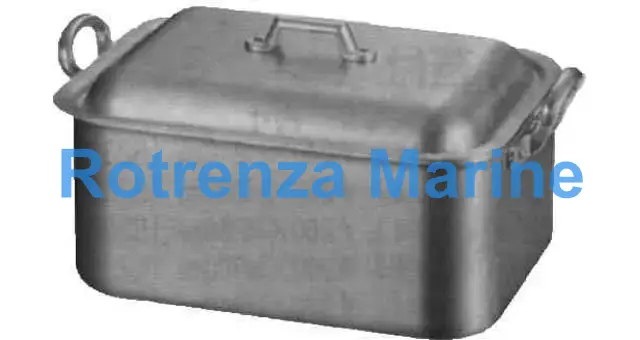 ROASTING PAN ALUMINIUM DEEP, W/LID 500X400X150MM