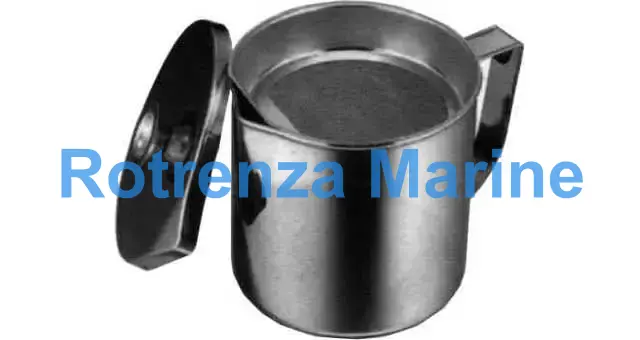 POT OIL STAINLESS STEEL, W/STRAINER 3LTR