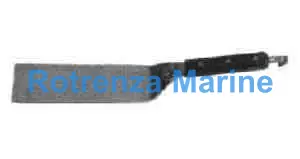 FISH OR STEAK TURNER STAINLESS, STEEL SOLID BLADE 76X200MM