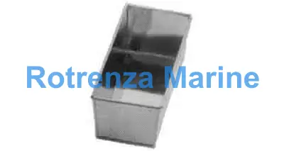 BREAD PAN TIN PLATE, W/SLIDE COVER 255X115X90MM