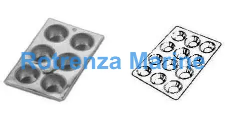 MUFFIN PAN TIN PLATED 12-CUP