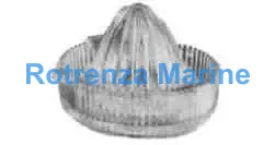 GRAPEFRUIT/ORANGE SQUEEZER, GLASS 185MM DIAM