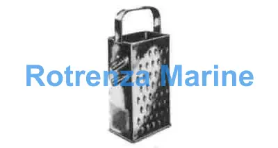 CHEESE GRATER STAINLESS STEEL, 4 SIDE CUT 80X100X240MM