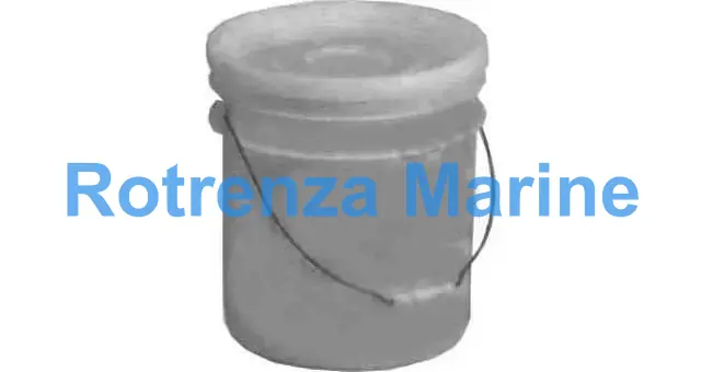 PAIL STORAGE FOR CONDIMENT, POLYETHYLENE 12LTR