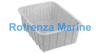 BASKET SQUARE DEEP PLASTIC, 230X300X10MM