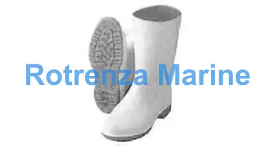 BOOTS RUBBER FOR GALLEY USE, WHITE, 24.5CM