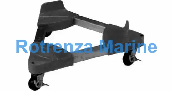 DOLLY STEEL FOR GARBAGE CAN, FOR 440MM DIAM (90LTR)  