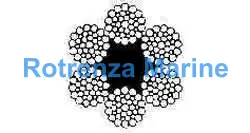 ROPE WIRE GALV 6XWS(36)FC, JIS-A 24MM DIAX200MTR W/CERT.