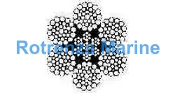 ROPE WIRE GALV 6XWS(36)IWRC, 22.4MM DIAX200MTR W/CERT.