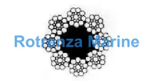 ROPE WIRE ELEVATOR UNGALV, 8XS(19) 25.0MM DIA