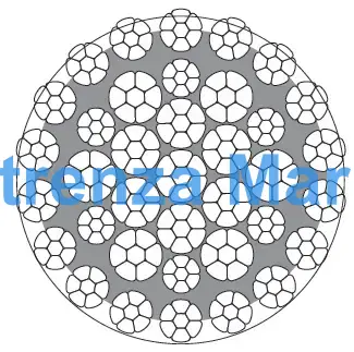 ROPE WIRE NONROTATING COMPACT, LANKOPACK 37X7 40MMDIAX200MTR