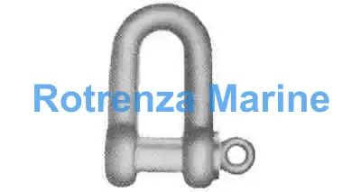 SHACKLE STRAIGHT EYE BOLT, GALV SE-TYPE 36MM SWL 8TON