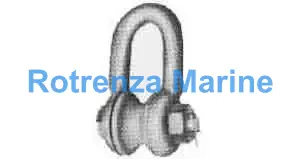 SHACKLE ROLLER 25MM SWL 2TON