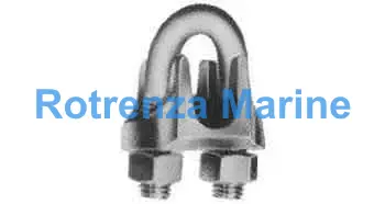 WIRE CLIP MALLEABLE BLACK, 1"