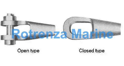 WIRE ROPE SOCKET CLOSED TYPE, FOR 60MM DIAM