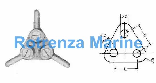 PLATE DELTA SWL 4.8TON