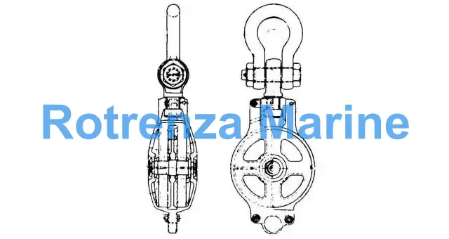 BLOCK CARGO CAST STEEL, JIS-F3428-2RA DOUBLE 430MM