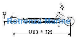 TURNBUCKLE GALV TB-21-361, JAW&HOOK FRAME BODY B/L 36TON