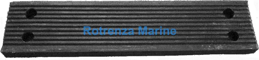 PILOT LADDER STEP RUBBER, 525X115X28MM