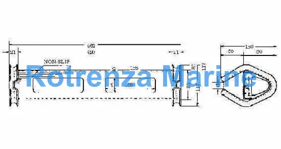 ROPE LADDER STEP ALUM-ALLOY, GS-C