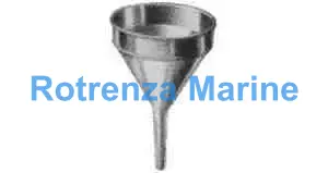 OIL FUNNEL GALV W/STRAINER, 225MM DIAM