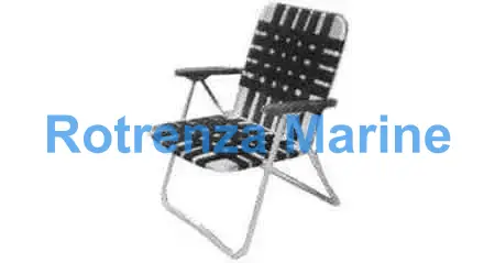 CHAIR FOLDING ALUM PIPE FRAME, WITH ARMREST